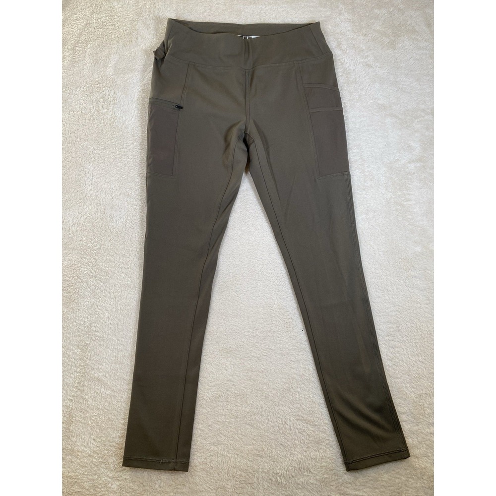 Carhartt Women's Size S Fitted Force Utility Knit Leggings Army/Olive Green